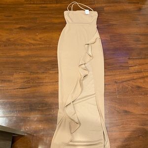 Windsor - Tiffany Sleeveless High Slit Formal Dress